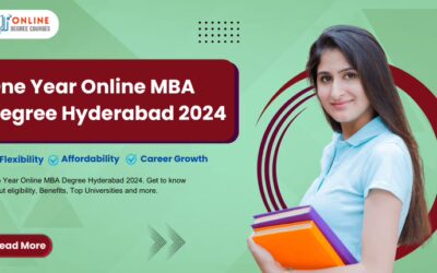 Online MBA Degree in one year Hyderabad 2025