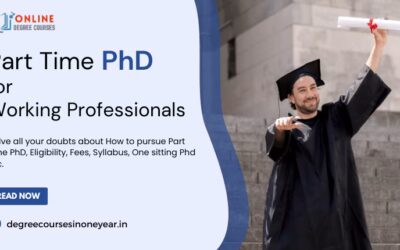 Part Time PHD for Working Professionals (2025): Eligibility, Fees