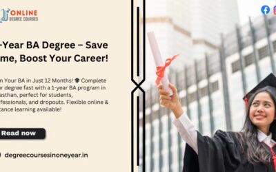 1-Year BA Degree in Rajasthan – Complete Your Graduation Fast