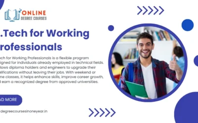 B.Tech for Working Professionals