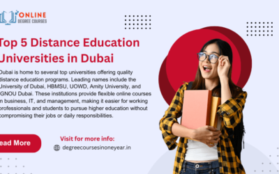 Top 5 Distance Education Universities in Dubai
